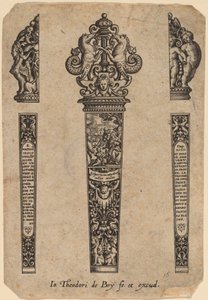 Ornament til knivskaft af Theodor de Bry