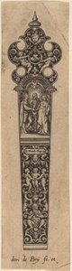 Ornament til knivskaft af Theodor de Bry