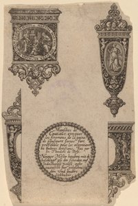 Ornament til knivskaft af Theodor de Bry