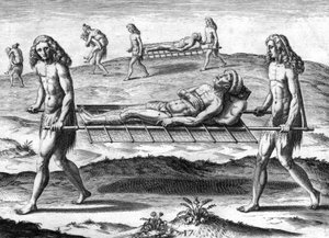 Timucuan-indianerne af Theodor de Bry