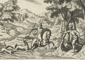 Hjortejagt af Theodor van Merlen (II)