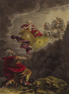 Elias taget op til himlen (ætsning)