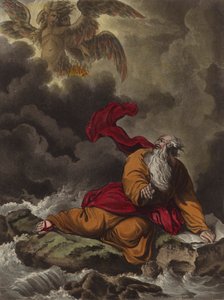 Ezekiel og keruberne (ætsning)