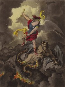 Satan lænket (ætsning)