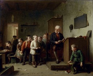 Klasseværelset, 1872 af Theodore Bernard de Heuvel