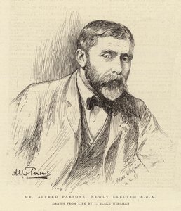 Alfred Parsons, nyvalgt ARA af Theodore Blake Wirgman