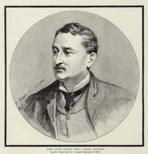 Den sene højre ærede Cecil Rhodes af Theodore Blake Wirgman