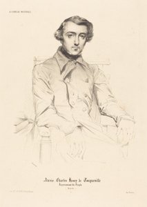 Alexis Charles Henry de Tocqueville af Théodore Chassériau
