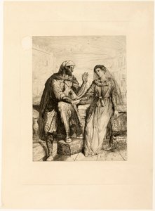 Hun takkede mig, plade to fra Othello af Théodore Chassériau