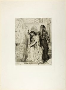 Pilesangen, tallerken ni fra Othello af Théodore Chassériau