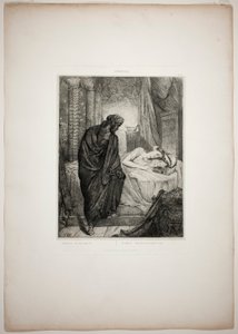 Yet She Must Die, planche 11 fra Othello af Théodore Chassériau