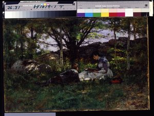 A June Idyl (olie på lærred)