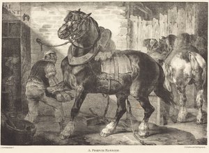 En fransk hovslagersvend af Theodore Gericault