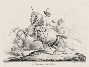 Slagtere i Rom (Roman Butchers) af Theodore Gericault