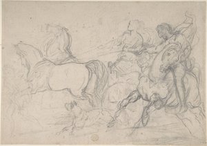 Vognkusk og rytter af Theodore Gericault