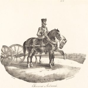 Ardenner heste af Theodore Gericault