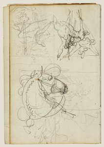 Kompositionsstudier af Theodore Gericault