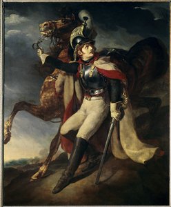 Cuirassier wese - olie på lærred