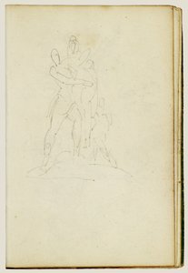 Gruppe bestående af tre figurer af Theodore Gericault