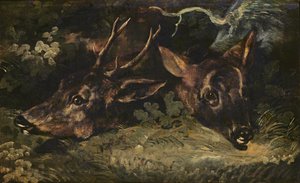 Rådyrhoveder, 1815 af Theodore Gericault