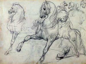 Heste af Theodore Gericault