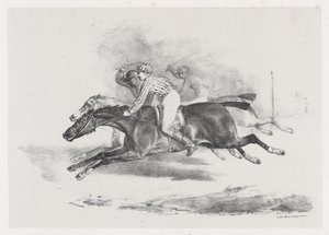 La Course (Løbet) af Theodore Gericault