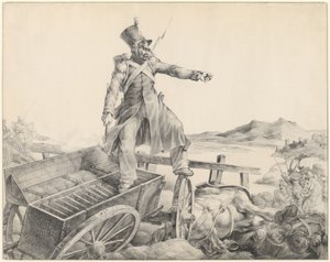 Artillerivognen (Artillery Caisson) af Theodore Gericault