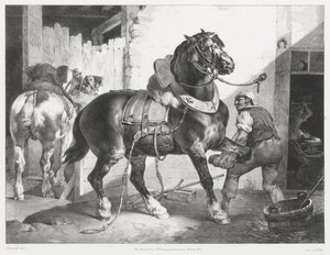 Den franske hestesmed (The French Blacksmith) af Theodore Gericault