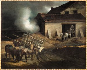 Le four a platre. Gipsovnen ... af Theodore Gericault
