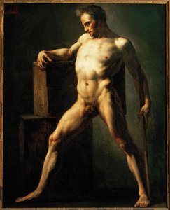 Mandlig nøgen af Theodore Gericault