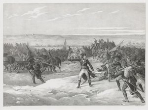Vandring i ørkenen (March in the Desert) af Theodore Gericault
