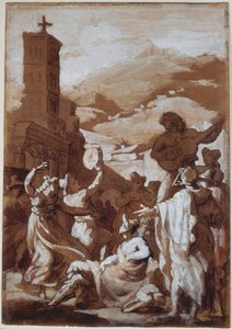 Napolitansk dans: Tarantella af Theodore Gericault