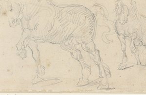 Hestestudier af Theodore Gericault