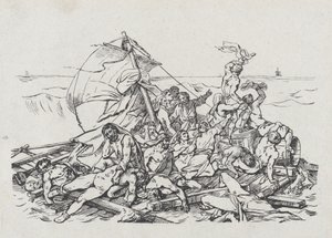 Meduses forlis, 1820 af Theodore Gericault