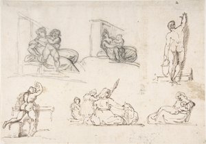 Undersøgelser med sekscifrede beløb, herunder fire vedrørende »Den fattige italienske familie« af Theodore Gericault