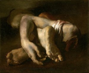 Studie af fødder og hænder, c.1818-19