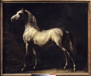 Studie af et hestemaleri af Theodore Gericault af Theodore Gericault