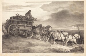 Kulvognen af Theodore Gericault