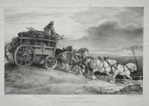 Kulvognen af Theodore Gericault