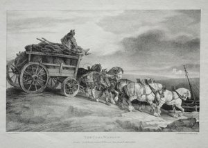 Kulvognen, 1821. af Theodore Gericault