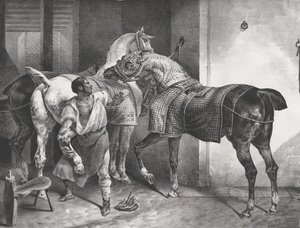 Den engelske smed, 1822. af Theodore Gericault