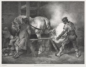 Den flamske smed af Theodore Gericault