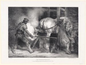 Den flamske hovslagersvend af Theodore Gericault