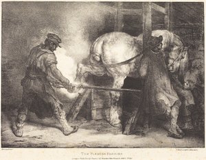 Den flamske hovslagersvend af Theodore Gericault