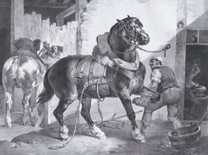 Den franske smed, 1822. af Theodore Gericault