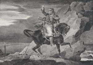 Giaour, 1820. af Theodore Gericault