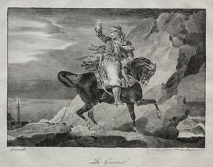 Giaour, 1820. af Theodore Gericault