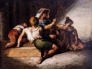 Den fattige familie af Theodore Gericault