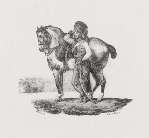 Husartrompetist (Hussar Trumpeter) af Theodore Gericault