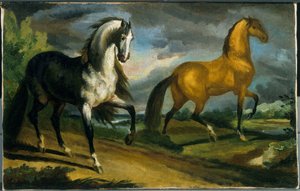 To heste af Theodore Gericault